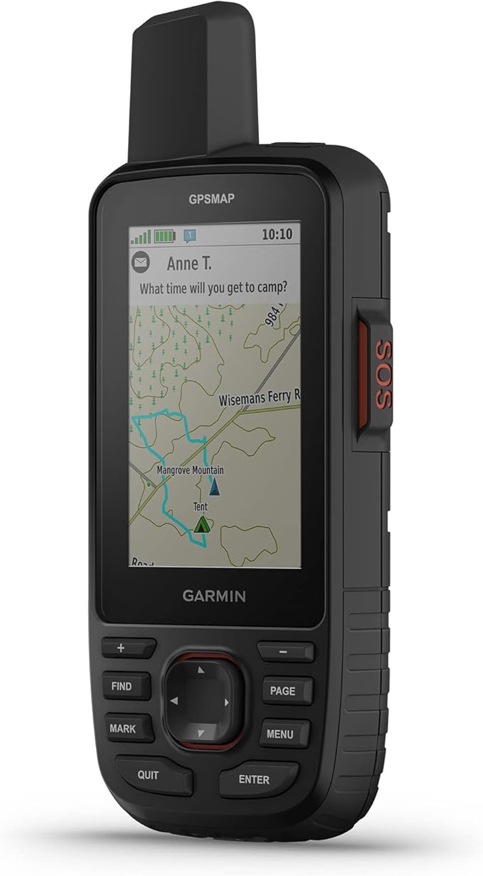 Garmin GPSMAP 67i Rugged GPS Handheld with inReach® Satellite Technology, Two-Way Messaging, Interactive SOS, Mapping (Ren...