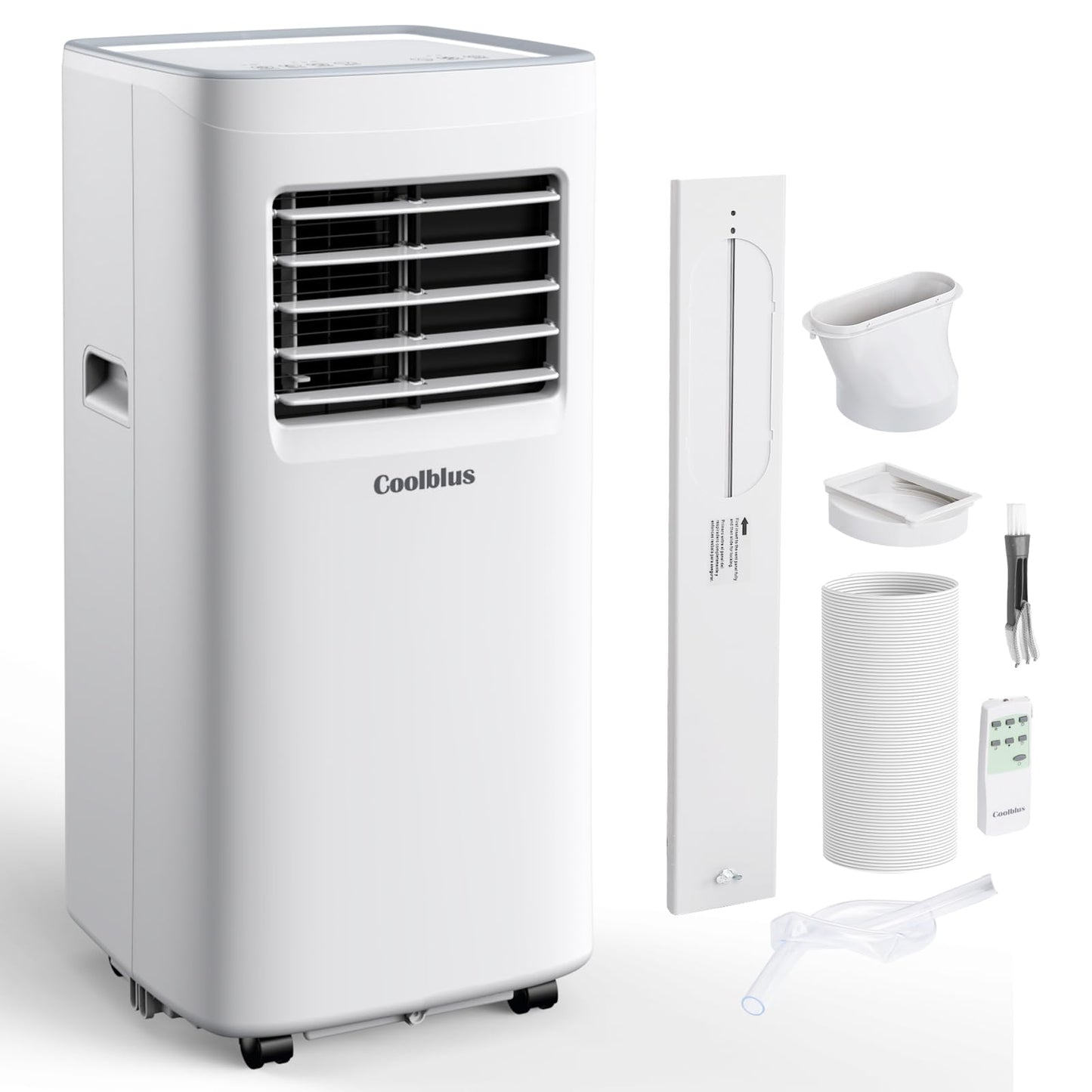 Coolblus Portable Air Conditioners,10000 BTU air conditioner Cools Up to 450 Sq. Ft. 3 in 1 Portable AC with Remote Control,24H