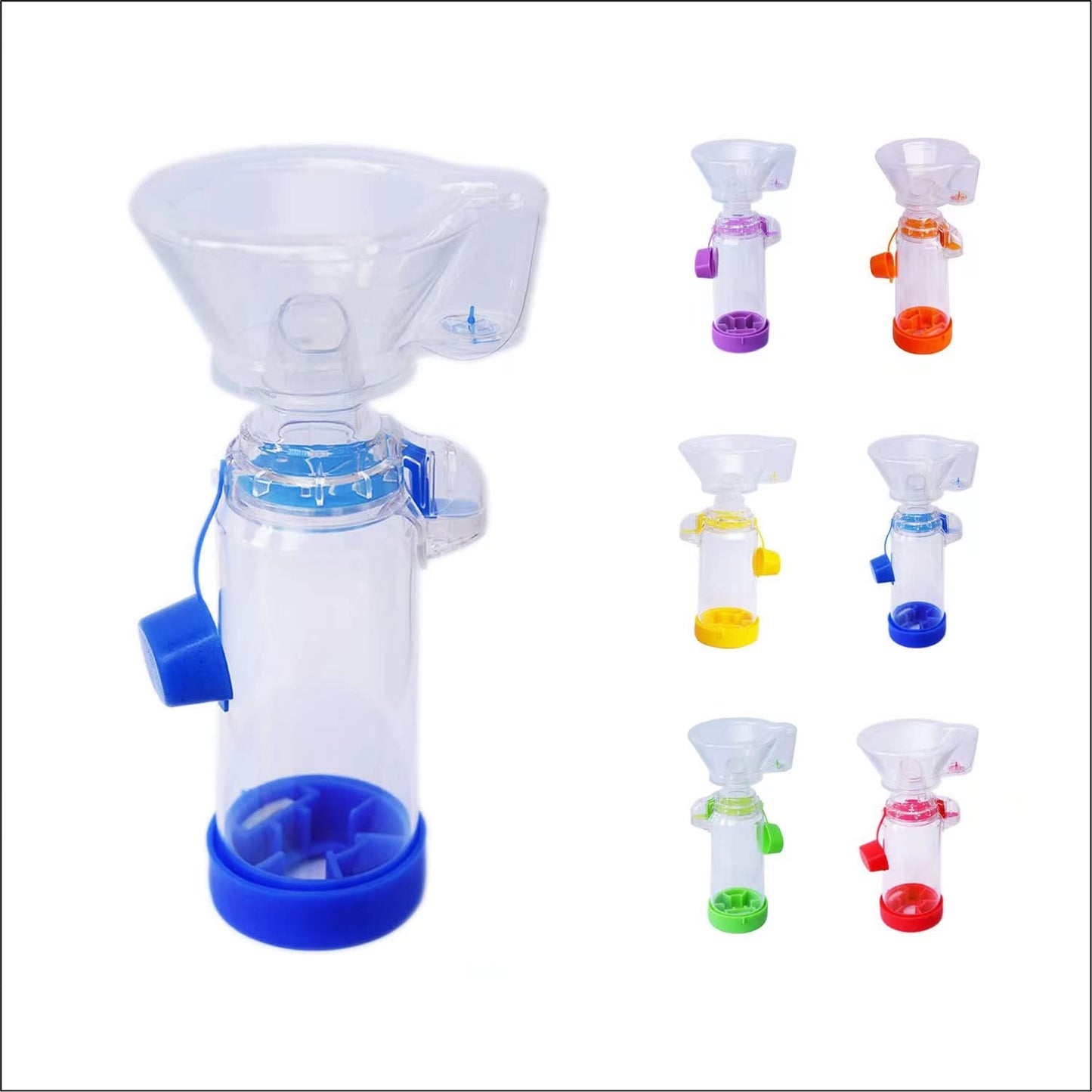 Ramixi Inhaler Spacer for Adult and Kids NESSI OTC SPACER (Blue/kids)
