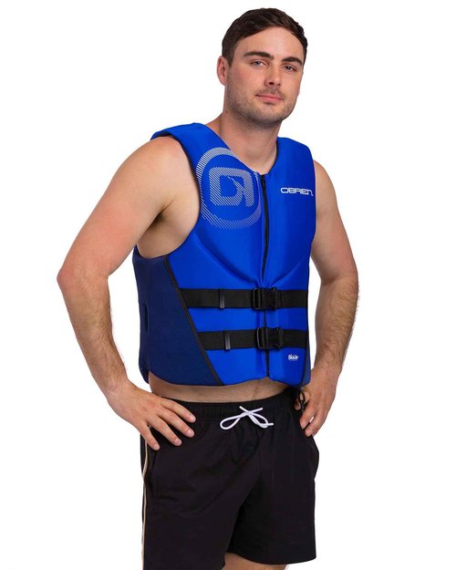 O'Brien Men's Traditional Neoprene USCGA Life Jacket, Blue, XX-Large