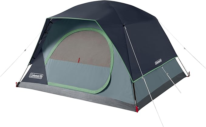 Coleman Skydome Tent with 5 Minute Setup, 2/4/6/8-Person Weatherproof Tent with Rainfly & Carry Bag, 20% More Headroom Tha...