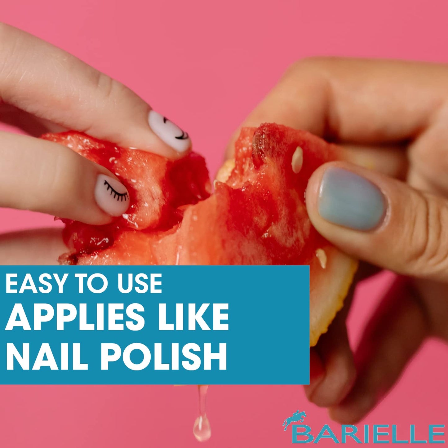 Barielle Clearly Noticeable Nail Thickener, Top Coat Instantly Thickens Nails Up To 50%, Perfect for Damaged Nails, Quick-Drying