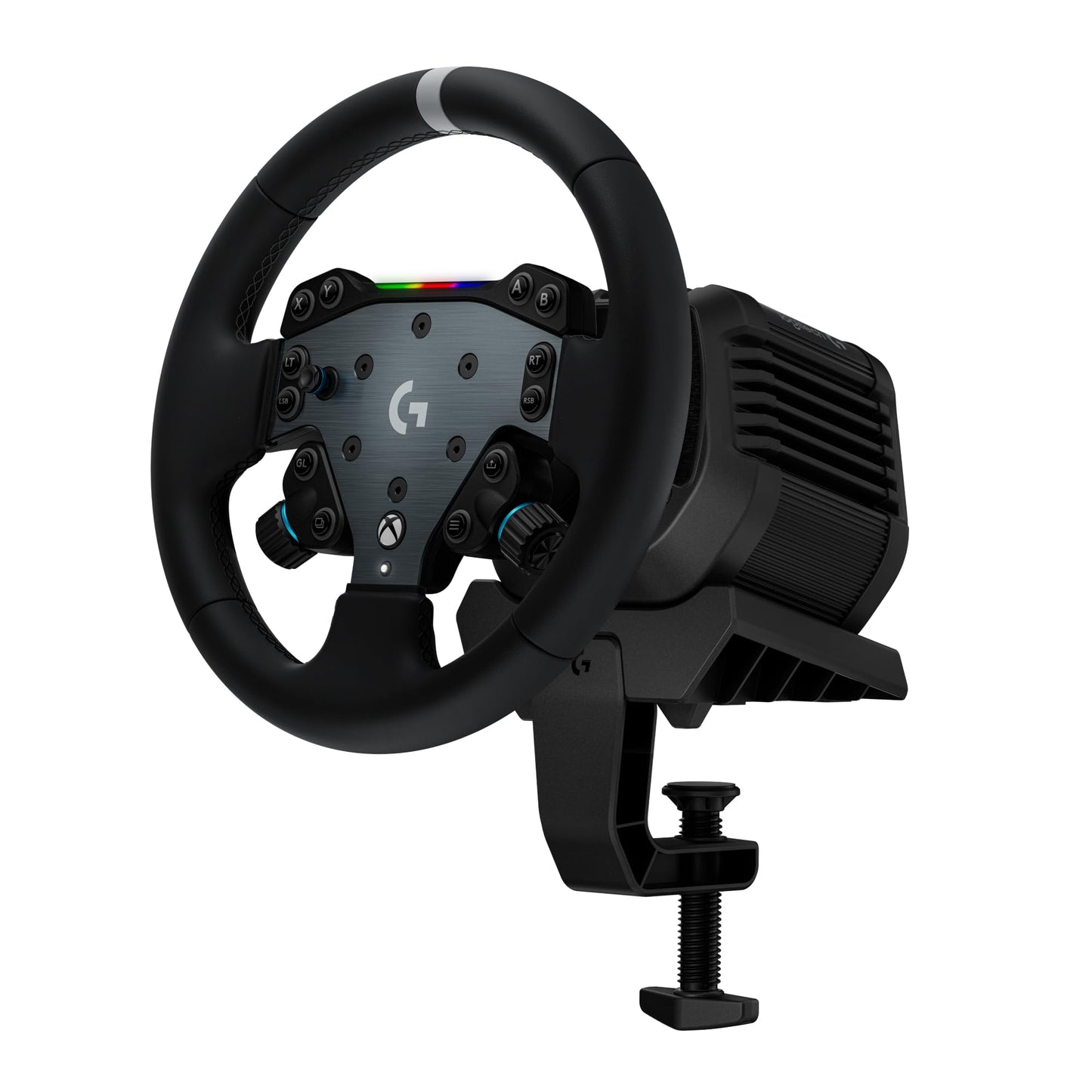 Logitech G RS50 Racing Wheel, Hub, and Base for Xbox/PC: 8 Nm Direct Drive, 11 inch Wheel, 13 Buttons, Adjustable Paddle Shifters, TRUEFORCE Force Feedback Integration with Major Titles - Black