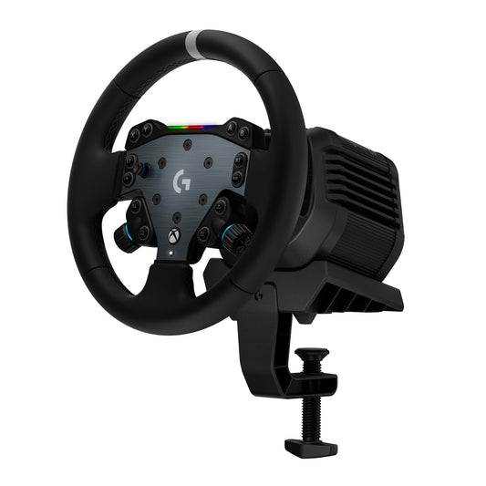 Logitech G RS50 Racing Wheel, Hub, and Base for Xbox/PC: 8 Nm Direct Drive, 11 inch Wheel, 13 Buttons, Adjustable Paddle Shifters, TRUEFORCE Force Feedback Integration with Major Titles - Black