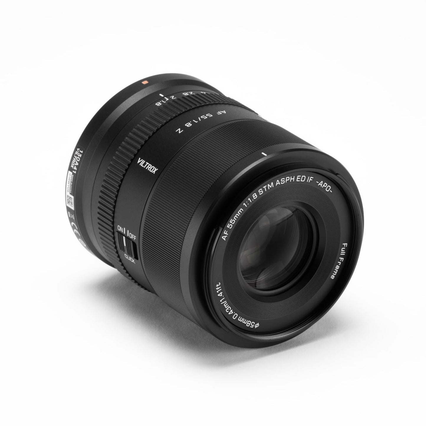 VILTROX 55mm F1.8 EVO Z APO Lens for Nikon Z, Full Frame Autofocus Prime Lens for Nikon Z-Mount Cameras Z30 Z50 Z50II ZFC Z5 Z5II Z6 Z6II Z6III Z7 Z7II Z8 Z9 ZF ZR