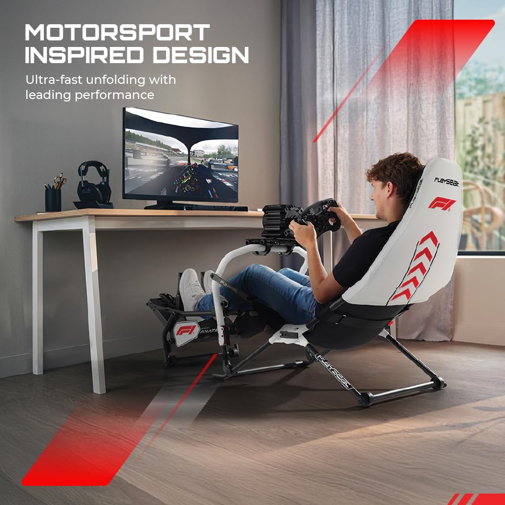 Playseat® Challenge DD - F1® Edition, Foldable Racing Simulator Cockpit, Direct Drive, Logitech, Thrustmaster, Moza, Fanatec, Formula Racing Simulator