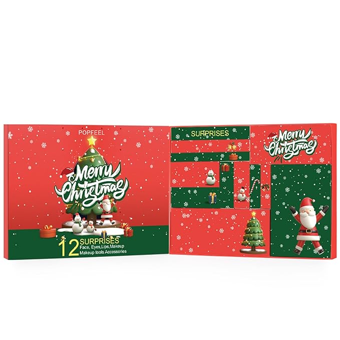 Makeup Set Box, Advent Surprise Assortment Gift with Professional Makeup Products, Cosmetics Set Party Favors for Women Teenager Girls, Vegan & Cruelty-Free