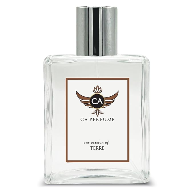 CA Perfume Impression of Hrms Terre For Men Replica Fragrance Dupes Eau de Parfum Spray Bottle 3.4 Fl Oz/100ml-X1