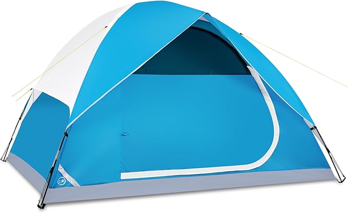JELUCAMP 1/2/4/5/6 Person Dome Tents for Camping, Lightweight Portable Backpacking Tent, Small Easy Set Up Outdoor Waterpr...