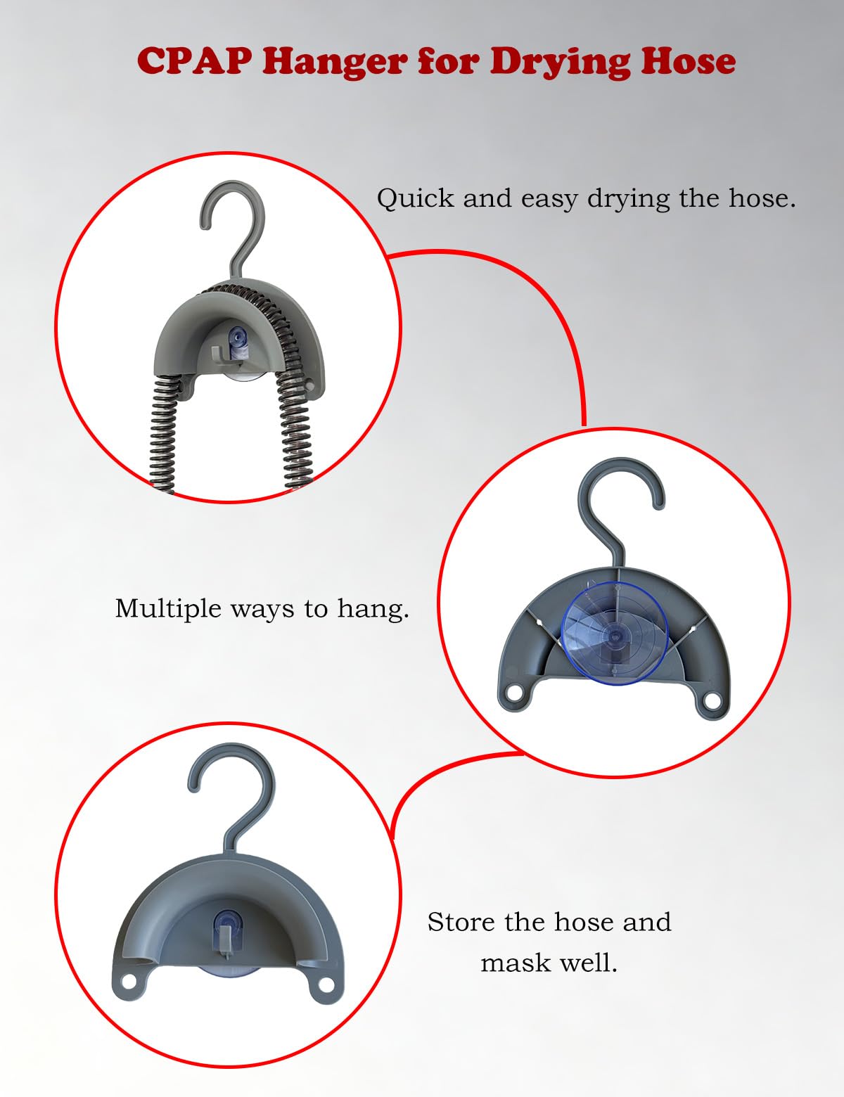 Theradaily CPAP Cleaning Kit for Hose and Mask, Cpap Machine Supplies Cleaner Includes Tube and Mask Cleaning Brush, Foldable Wash Tub, Hose Drying Hanger - Compatible with 22mm and 15mm Tubing