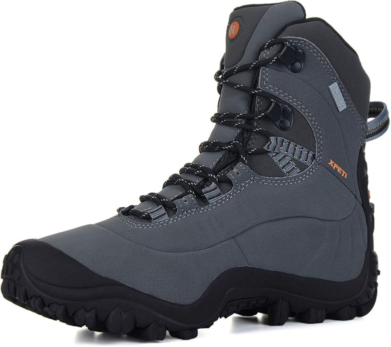 Manfen Men's Thermator Mid-Rise Waterproof Hiking Boots Trekking Outdoor Boots