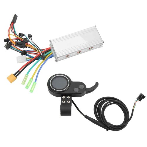 Alomejor Electric Brushless Controller Kit, 48V 60V 500W Electric Motor Controller LCD Display Kit