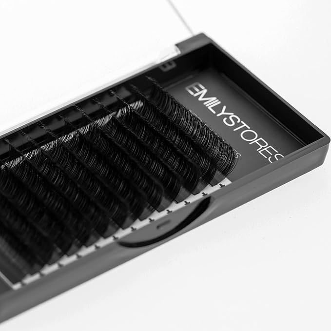 Eyelash Extensions 0.15mm Thickness C Curl 11mm Length Individual Volume Natural Eyelashes For Lash Extensions(0.15,C,11mm)