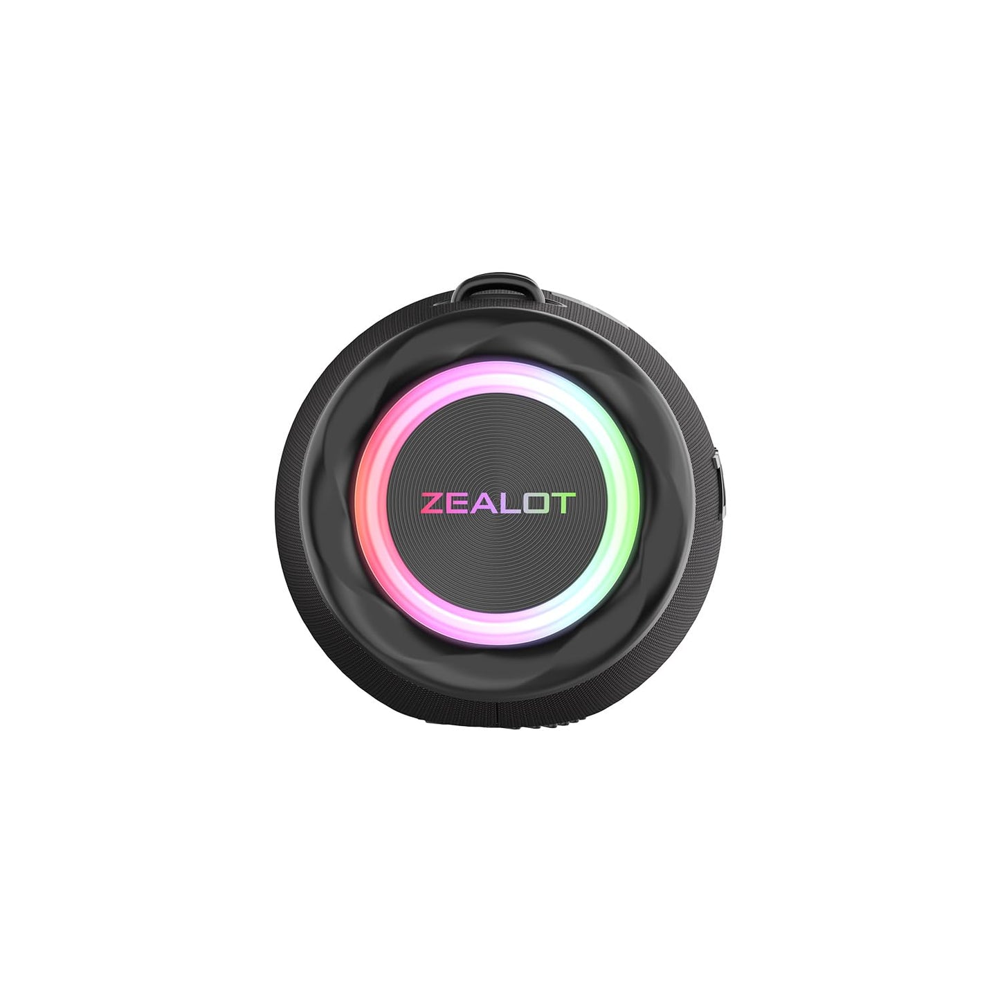 ZEALOT 80W Portable Bluetooth Speaker, Stereo Sound with Deep Bass,IPX6 Waterproof, LED Light,Bluetooth 5.2, Indoor/Outdoor Speaker for Party, Gathering, Pool, Camping,Travel (Black)