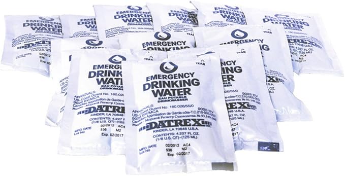 Datrex Emergency Water Packets - 12 pack