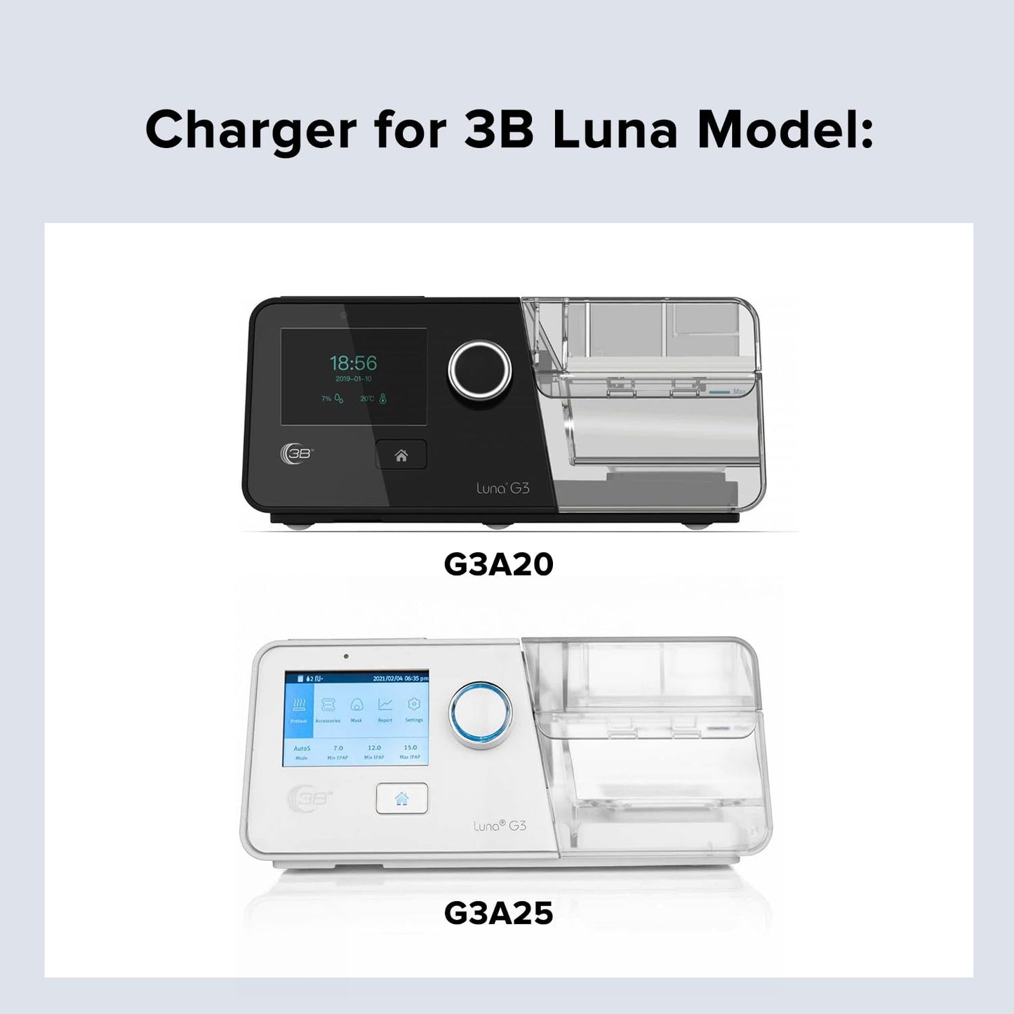 KFD 24V AC/DC Adapter Charger for 3B Luna Model G3 A20 BPAP 25A LG3700 LG3700W LG3600 LG3500 E3922318301 REF 10230444 G3A20 G3A25 CPAP & BiPAP Machine APD DA-80A24 80W Power Supply Cord