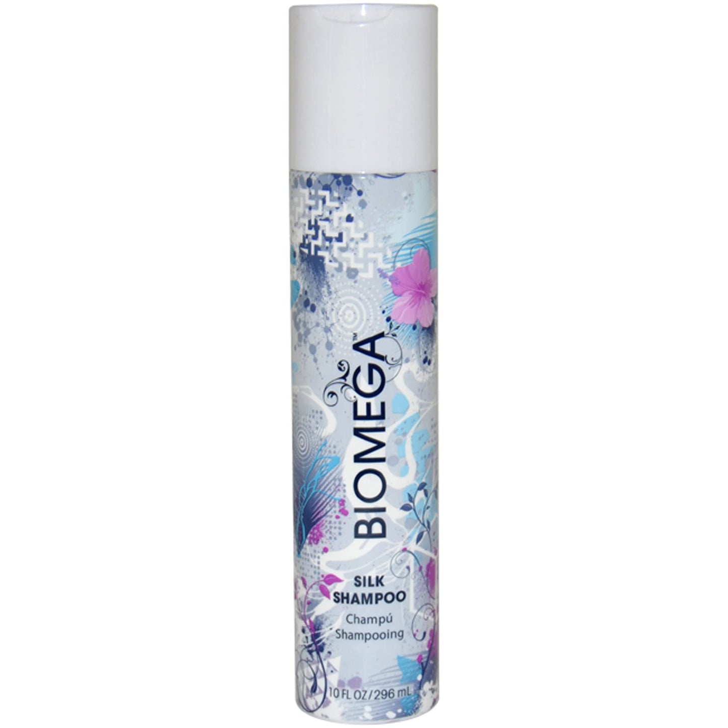 BIOMEGA Silk Shampoo, Enriched with Omega Oils and Mango Seed Butter to Tame Unruly Hair, UV Protectants Keeps Color from Fading