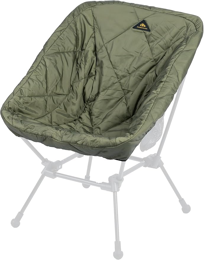 iClimb Quilted Seat Warmer Chair Cover for Ultralight Compact Folding Chair