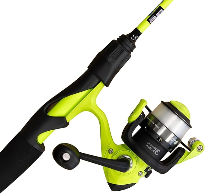Reaction Tackle Fishing Rod and Reel Combo – 2-Piece IM6 Carbon Rods with Smooth Casting Reels – Spinning & Baitcasting Op...