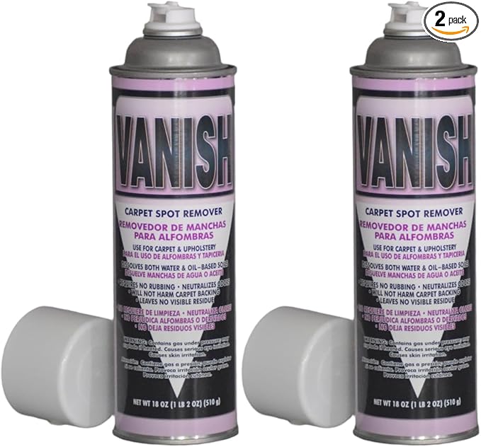 Vanish Carpet Spot Remover - Instant Stain Remover for Carpet & Upholstery, Leaves No Residue (2)