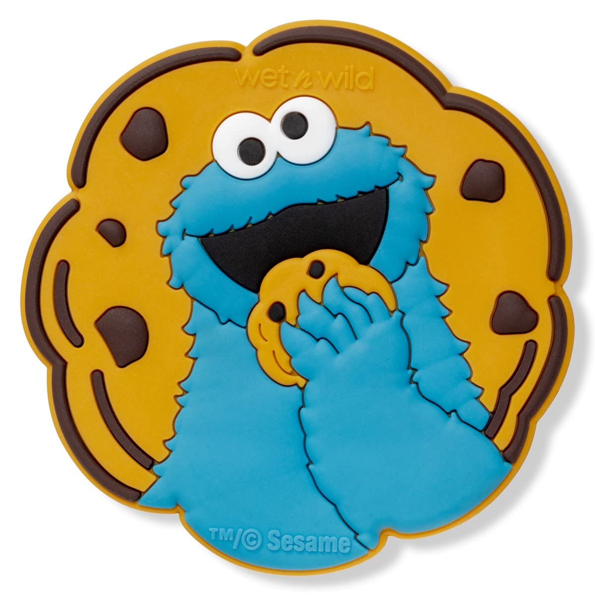wet n wild Sesame Street Collection, Comfort-Grip Handle, Versatile & Portable Hand Mirror - Me Want Cookie