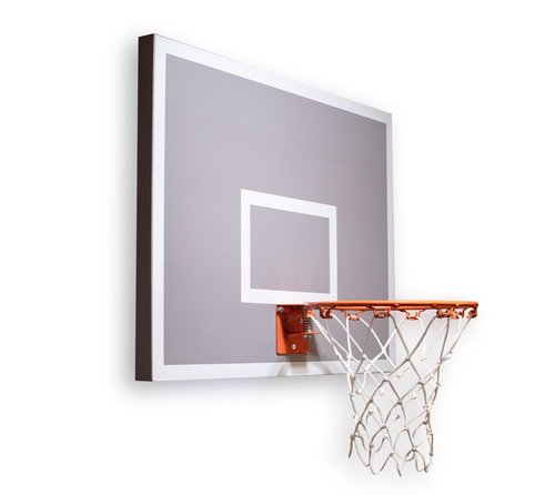 CALIKIWIPROS Mini Basketball Hoop Set Pro League Decorative Solid Wood Wall Mount, Includes 9’ Hoop & 5 mini basketballs, Classic Look with Colors Matching Some pro Teams.(GO)