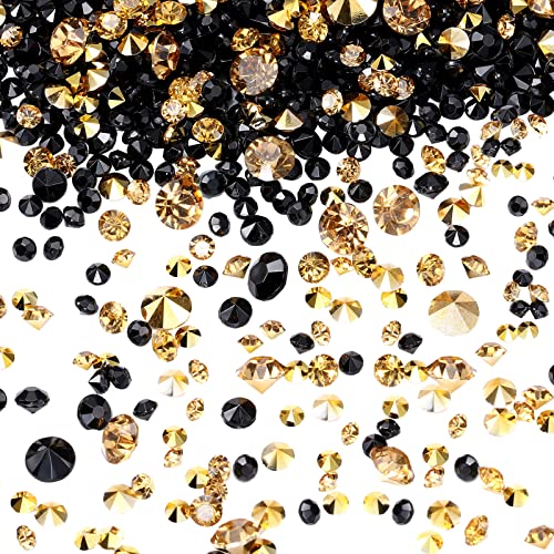 10000 Clear Wedding Table Scatter Confetti Crystals Acrylic Diamonds Rhinestones for Table Centerpiece Decorations Wedding...