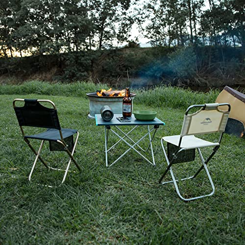 Naturehike FT08 Portable Camping Table, Ultralight Aluminum Folding Beach Table with Carry Bag for Outdoor Cooking, Picni...