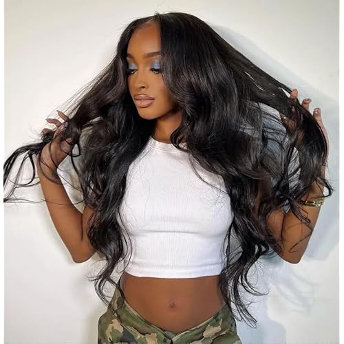 Feather Crochet Hair Pre Looped Crochet Human Hair Curly For Black Women Pre Separated Knotless Crochet Hair Human Hair Body Wave 20Inch 60g