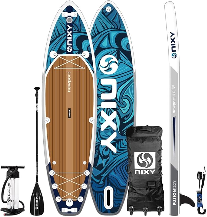 NIXY G5 Newport 10’6” x 32" Inflatable Paddle Board | High-Performance, Durable, and Lightweight SUP for All Skill Levels...