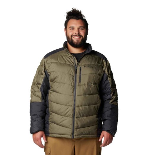 Columbia Men's Labyrinth Loop II Jacket, Stone Green/Shark, 2X Tall