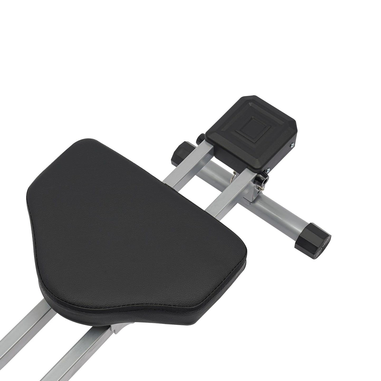 Erhdexzhg Hydraulic Rowing Machine LED Meter,Foldable Rowing Exercise Machine with 12 Resistance Levels and 3 Height Levels,Dual Slide Rail with 265lbs Weight Capacity,Rowing Machine for Schools Homes