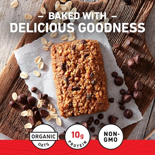 CLIF BAR - Energy Protein Bars - Chocolate Chip - Made with Organic Oats - Energy Bars - Non-GMO - (5 Pack)