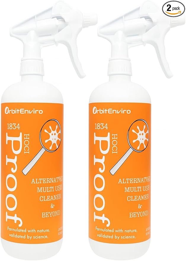 Hypochlorous Acid Cleaner | HOCl 500 PPM | Multi-Surface Cleaner for Home, Gym, Office, Pets & Commercial Use | 32 fl oz - 2pack