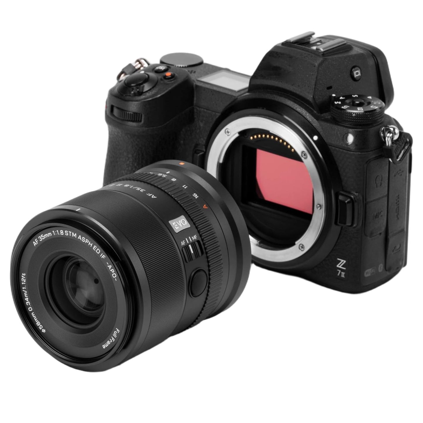 VILTROX 35mm F1.8 II EVO APO Z Full Frame Large Aperture Autofocus Prime Cameras Lens Compatible with Nikon Z-Mount Z30 Z50 Z50II ZFC Z5 Z5II Z6 Z6II Z6III Z7 Z7II Z8 Z9 ZF ZR