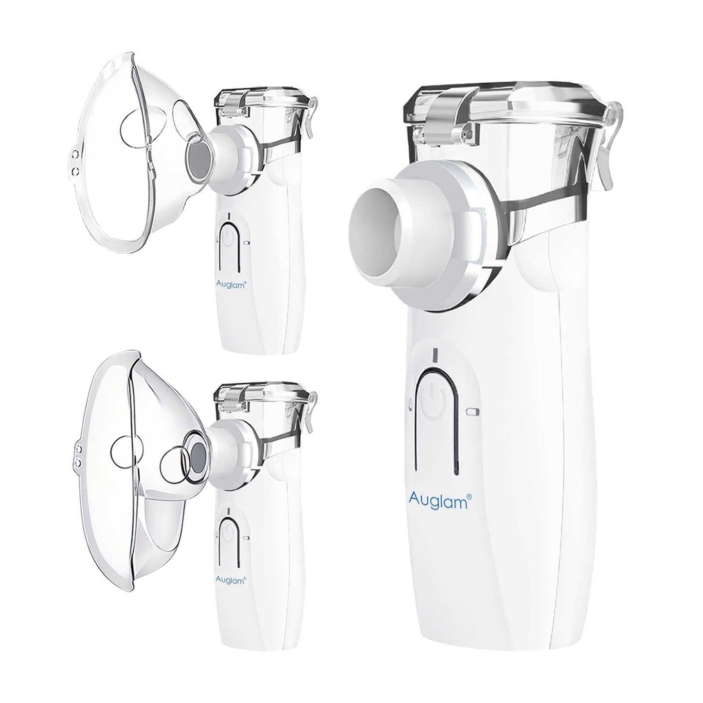 Ultrasonic Portable Nebulizer, USB Rechargeable Portable Nebulizer with Two Mode and Auto Clean for Adults Kids Travel Home Daily use