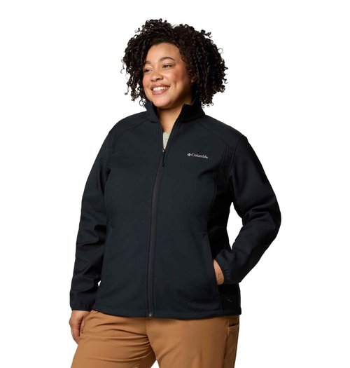 Columbia Women's Kruser Ridge III Softshell Jacket, Black, 2X Plus