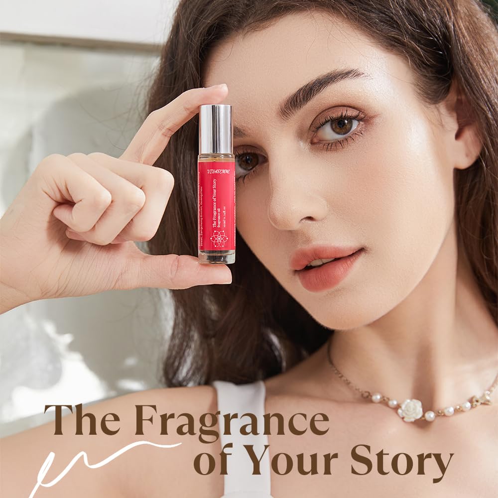 VivaFemme Pheromones Perfumes for Women, Long Lasting Fruity Scent, Roll On Perfume Oil for Women Designed to Attract Men (Fruity)