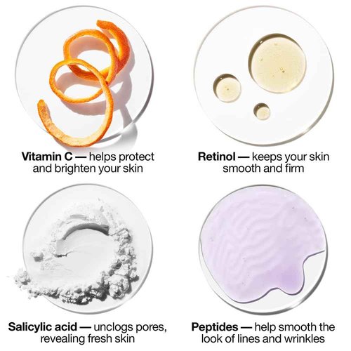 Clinique Smart Night Clinical MD Multi-Dimensional Repair Treatment Retinol With Vitamin C, Salicylic Acid + Peptides | Anti-Aging + Hydrating, 1 Fl Oz