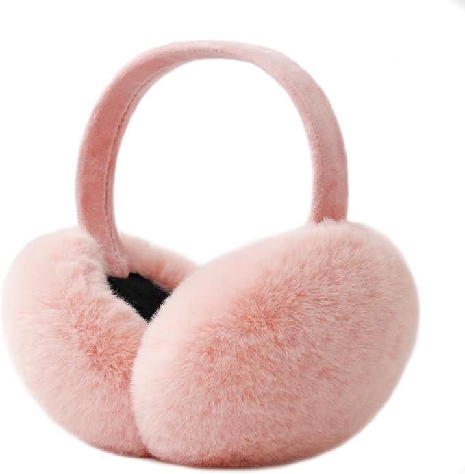 LCXSHYE Winter Ear muffs Faux Fur Warm Earmuffs Cute Foldable Outdoor Ear Warmers For Women Girls