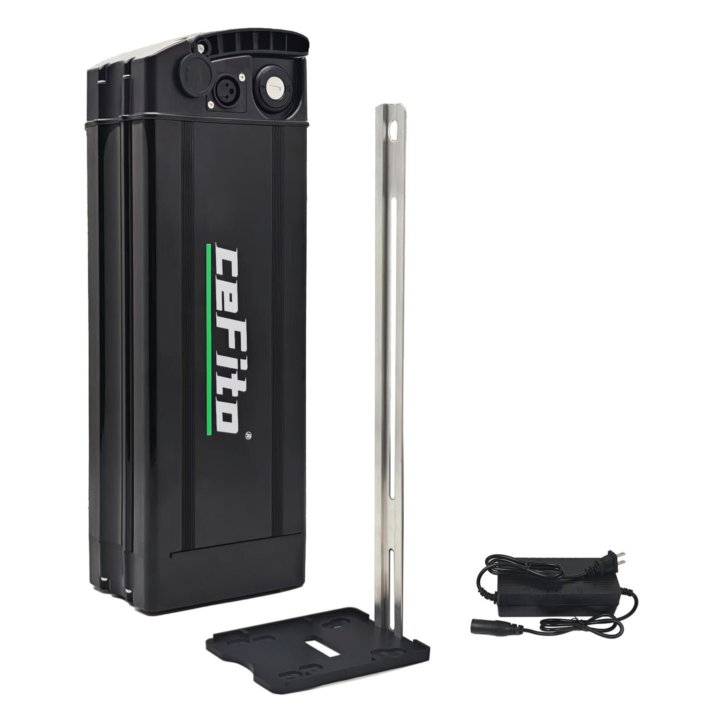 Cefito 48V 20Ah 13Ah Ebike Lithium Battery 48 Volt Folding Ebike Replacement Battery with 2A Fast Charger for 100W 250W 350W 500W 700W 1000W Folding Electric Bike Motors(48V 20Ah)