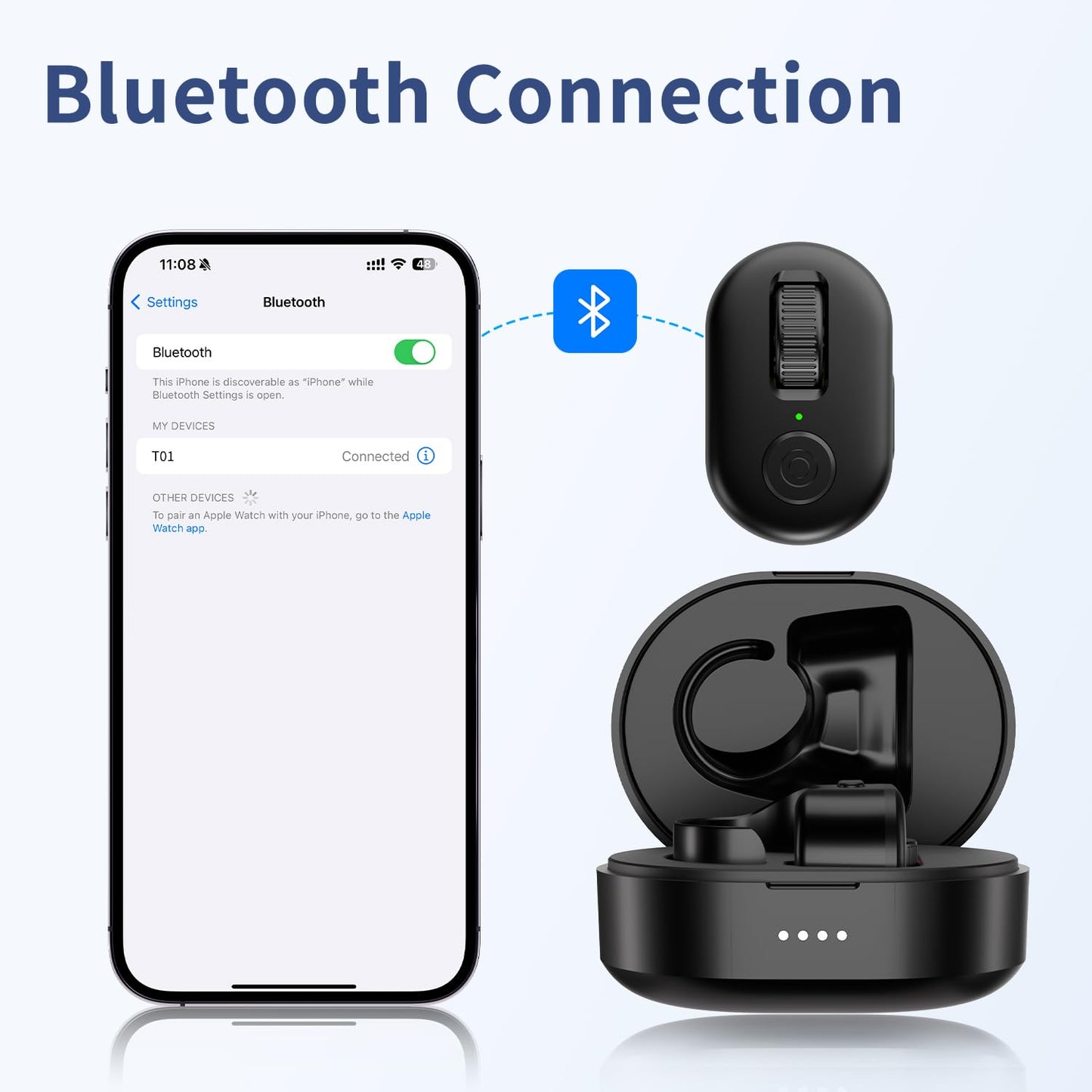 Kinmates Tiktok Scrolling Ring, Page Turner For Ipad & Android Tablet Ebook Reading, Bluetooth Connected, Remote Control For Iph