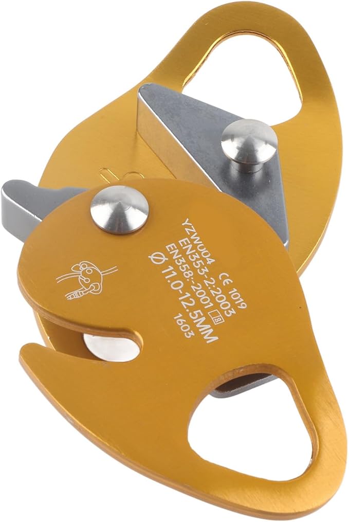 Belay Device, Rock Climbing Gear Alloy Rigging Equipment with High Strength for Climbing