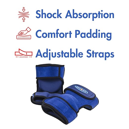 Coco Ruta Knee Pads for Men – Heavy Duty Construction Knee Pads with Foam Cushion & Adjustable Straps – Comfortable Protective Pads for Gardening, Cleaning & Flooring - Rodilleras de Trabajo