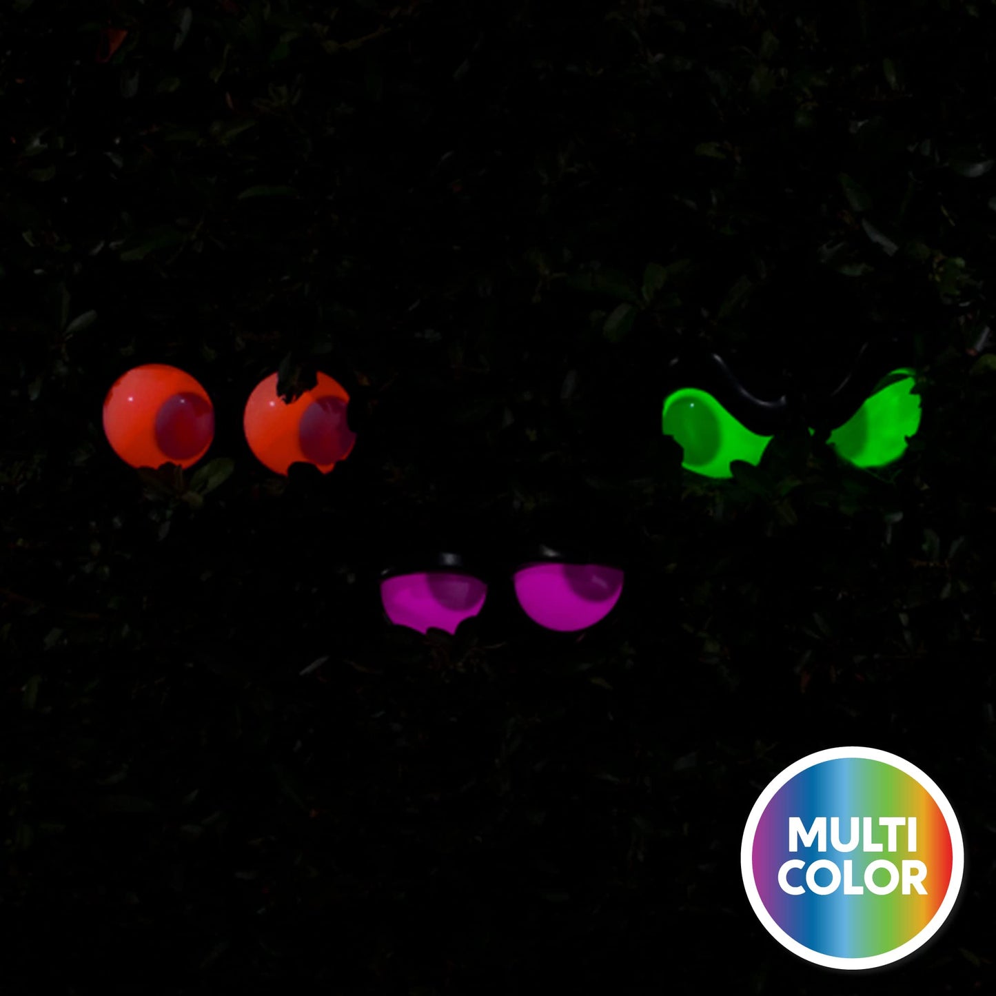Joiedomi 3 Pack Halloween Decorations Indoor Flashing Peeping Eyes Lights with Timer, Halloween Glowing Decorations Outdoor Party Supplies, Spooky Animated Lights Eyes Decor for Yard Lawn Garden