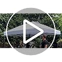 PHI VILLA 10x10 Pop Up Canopy Tent - One Push Setup, Instant Shade Tent with Vented Roof for Beach & Events - Includes Sto...