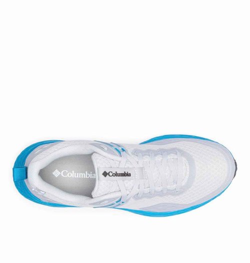 Columbia Men's Konos TRS Outdry Waterproof Shoe, Cumulus Grey/Blue Echo, 8