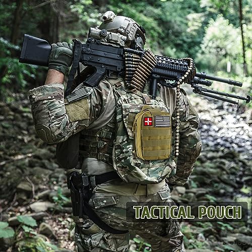 ABPIR Survival Kits, 170 PCS First Aid Kit/Trauma Kit with Essential Survival Gear Emergency Medical Supplies for Hiking C...