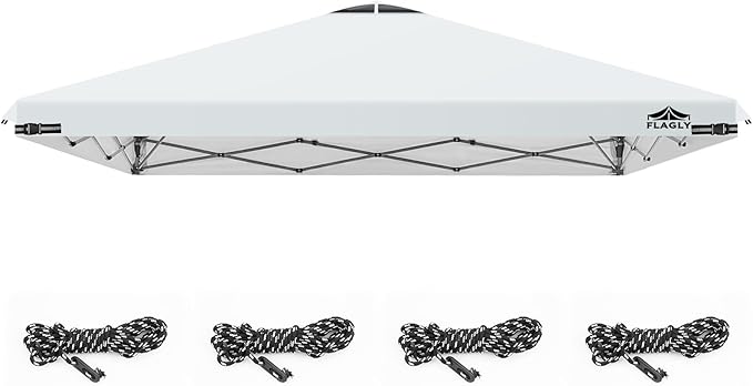 10x10ft Replacement Canopy Top with Air Vent, Waterproof & UV Protection Canopy Tent Top Cover for Straight Leg Canopy Fra...