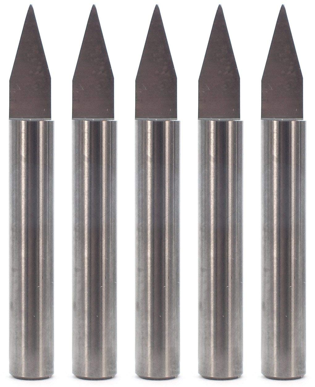 Whiteside SC70 CNC Machine 30-Deg Engraving Bit - Pencil Pt, 1/4" SH 5-Pk.